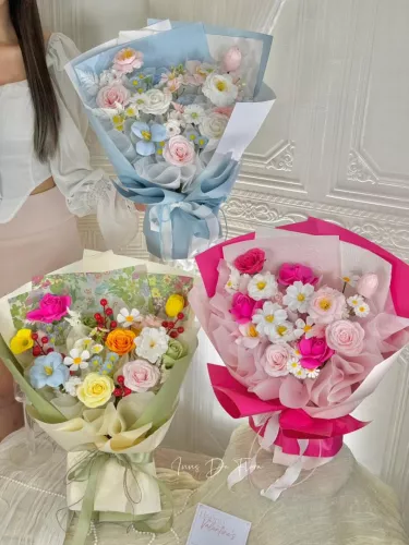 [Valentine's Day 2026]12 stalks Soap Flower Bouquet (VS04)