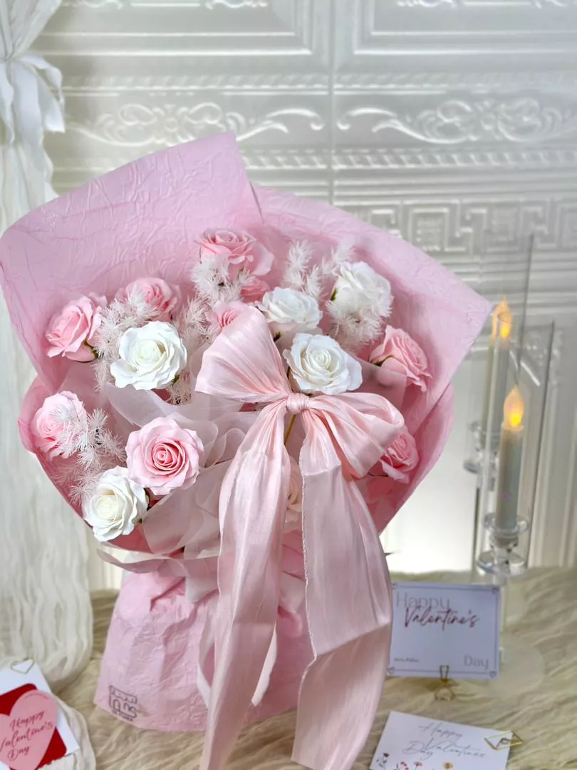 [Valentine's Day 2026]15 stalks Soap Flower Bouquet (VS05)