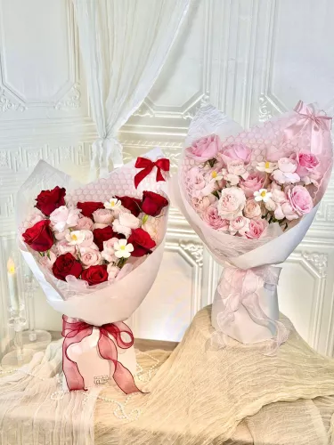 [Valentine's Day 2026] 9 stalks Fresh Flower Bouquet (VF02)