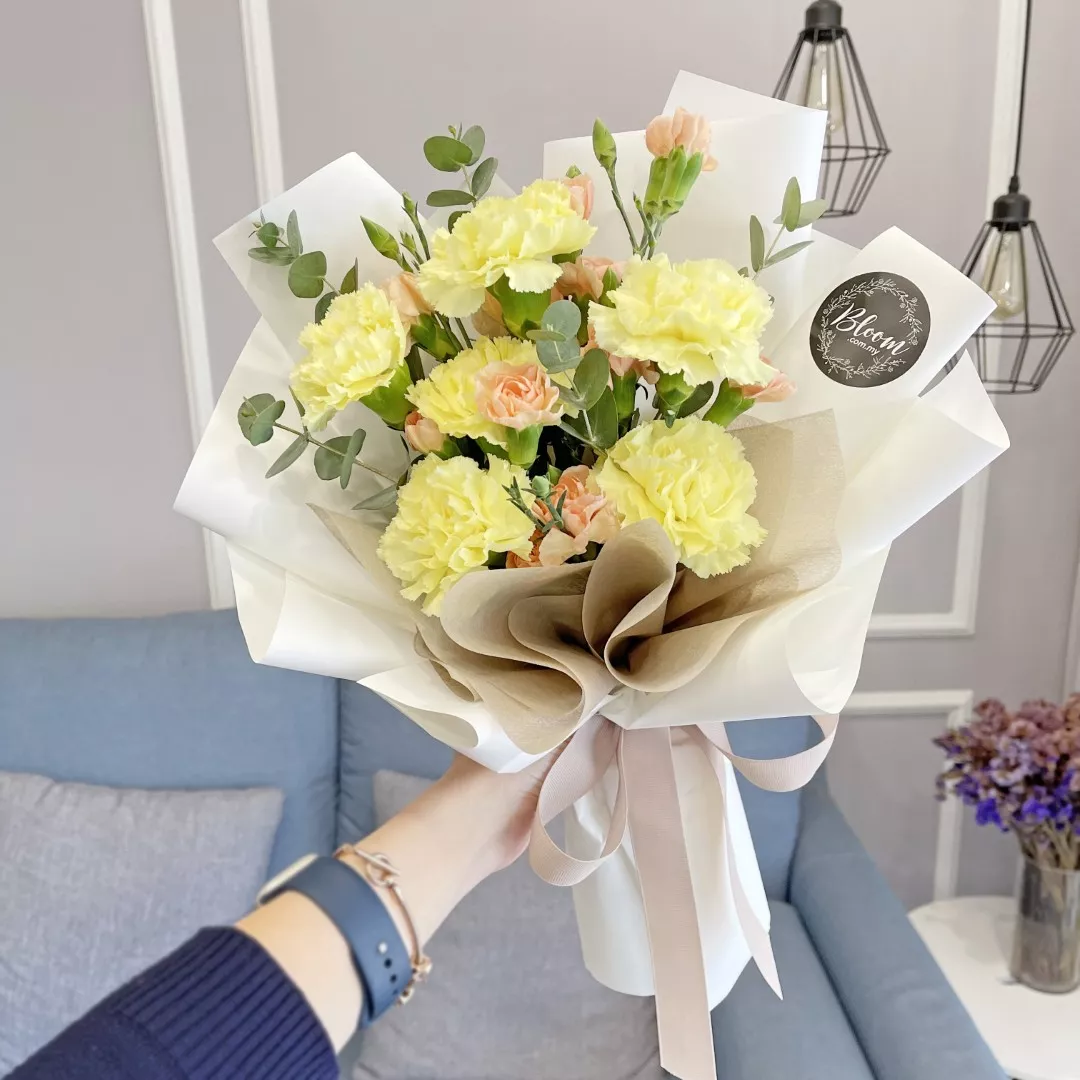 Carnation Hand Bouquet 04