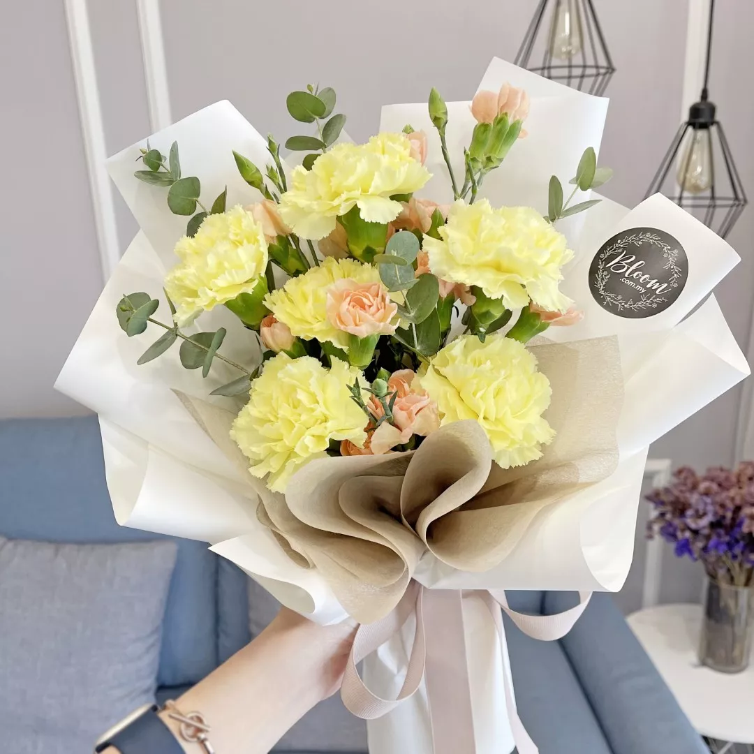 Carnation Hand Bouquet 04