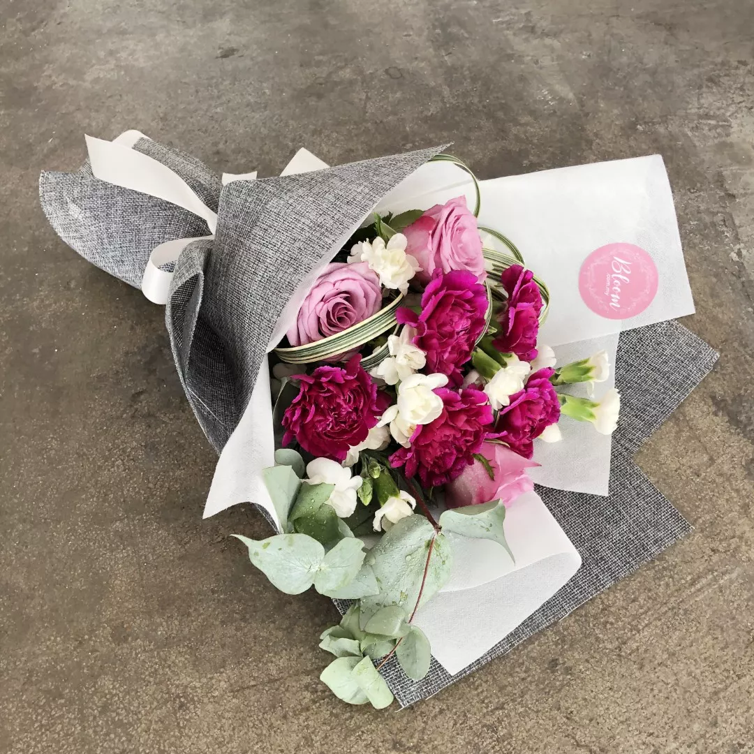 Carnation Hand Bouquet 09