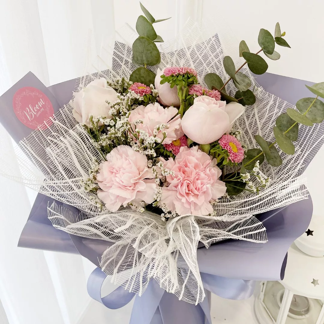 Carnation Hand Bouquet 11