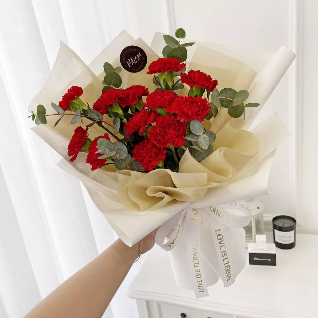 Carnation Hand Bouquet 12