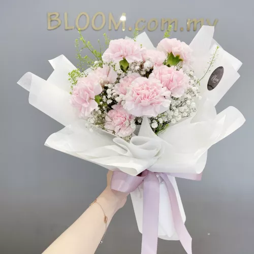 Carnation Hand Bouquet 13