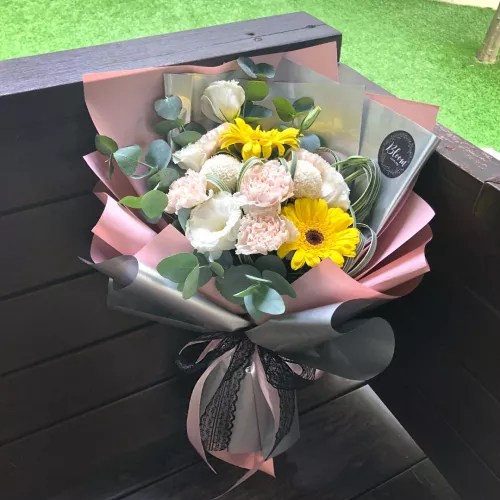 Carnation Hand Bouquet 16