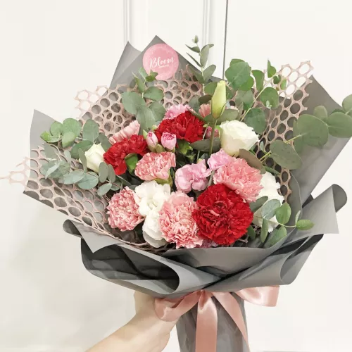 Carnation Hand Bouquet 17