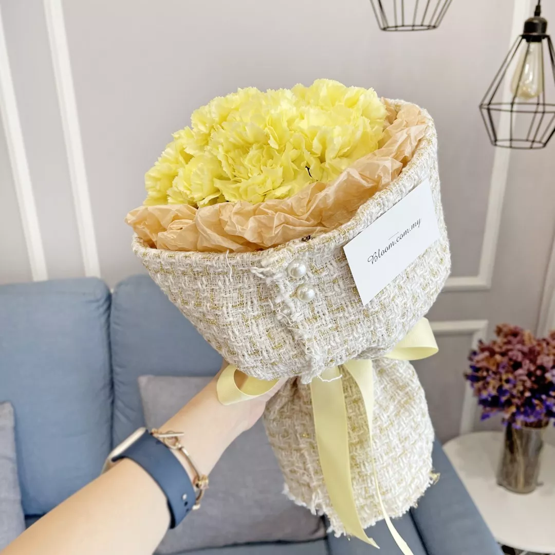 Carnation Hand Bouquet 21