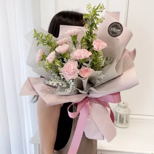 Carnation Hand Bouquet 22