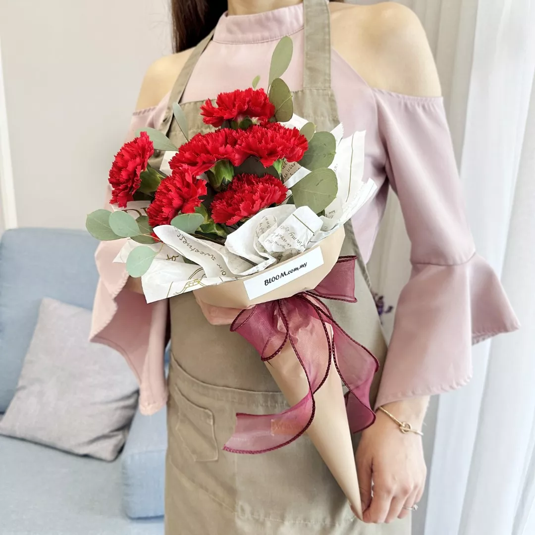 Carnation Hand Bouquet 25