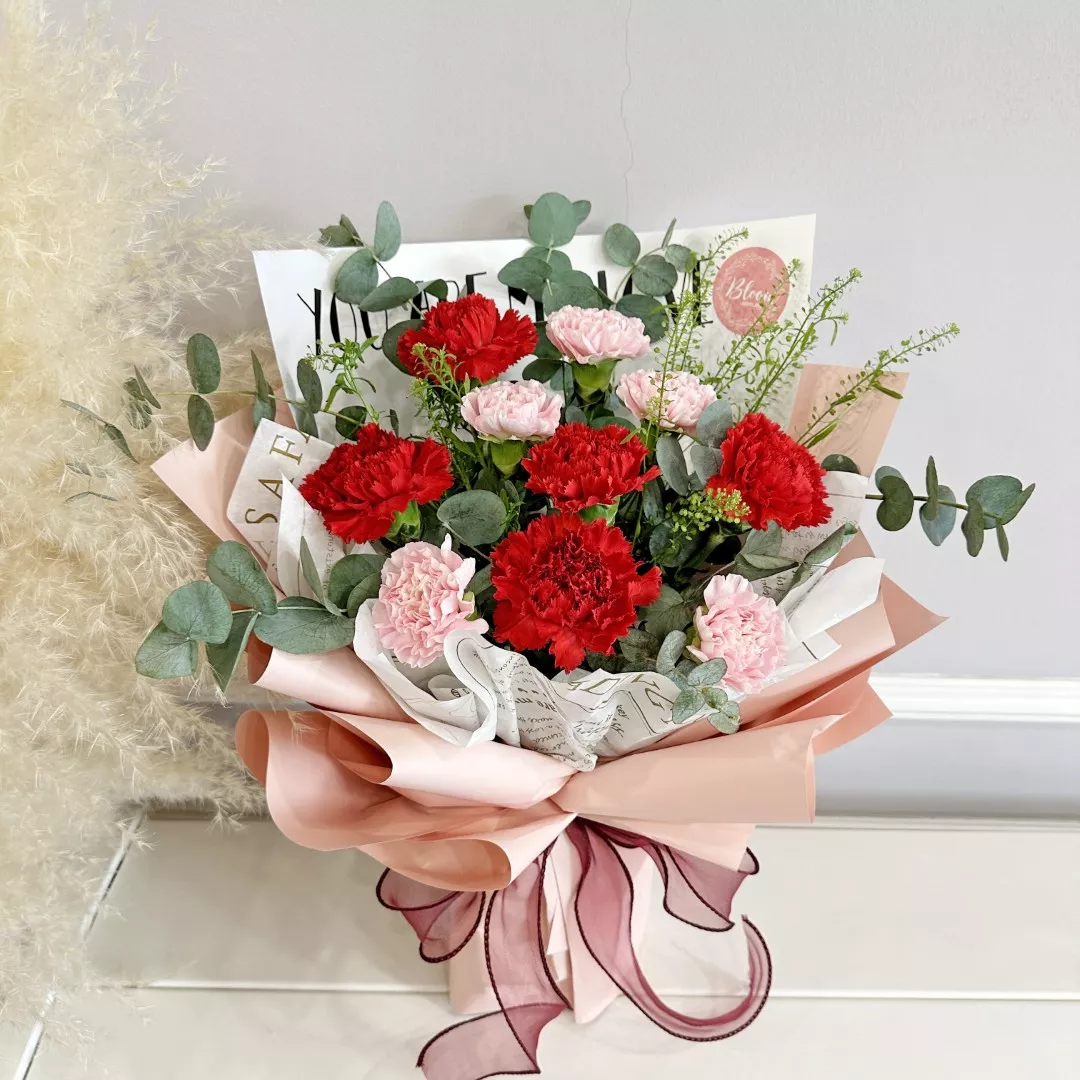 Carnation Hand Bouquet 28