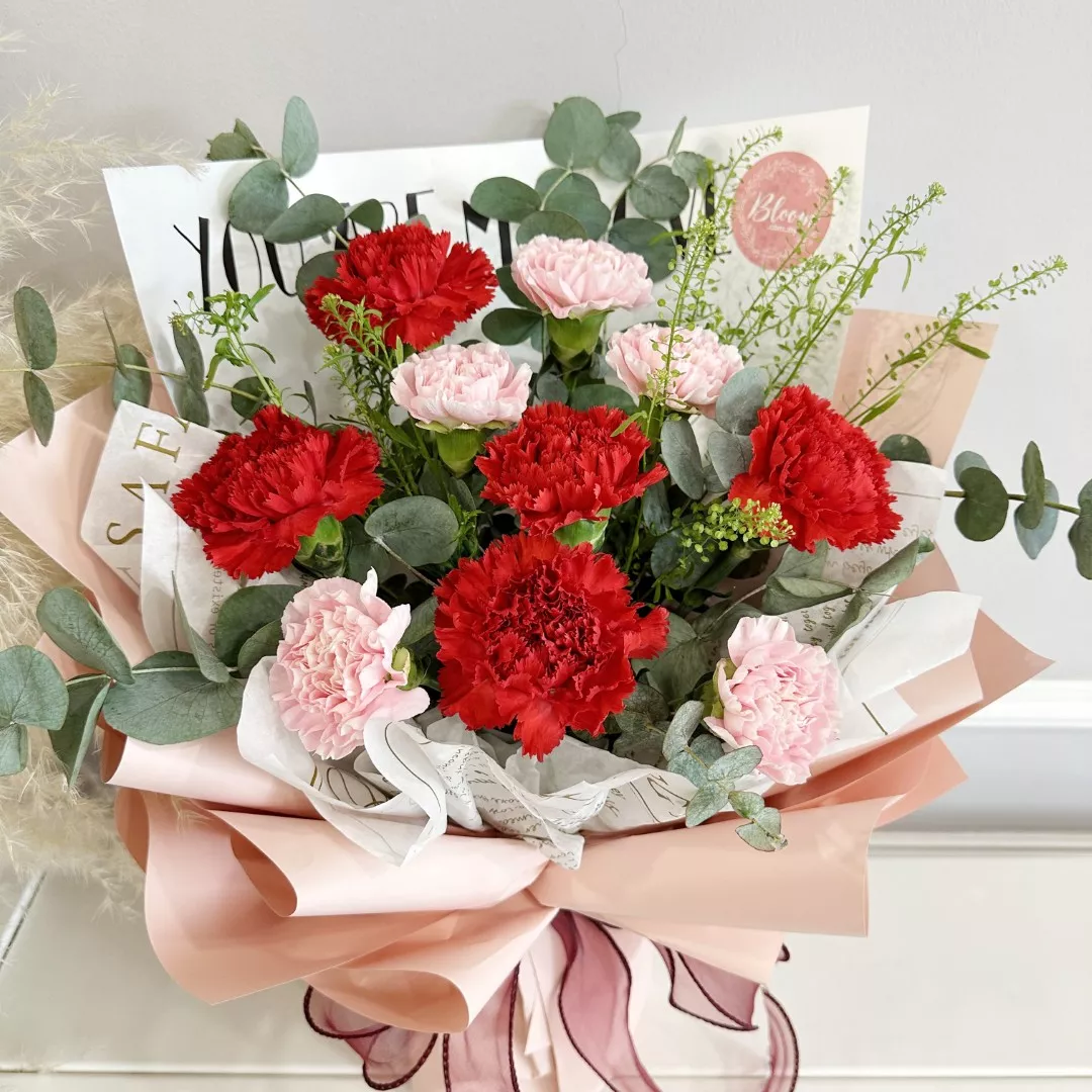 Carnation Hand Bouquet 28