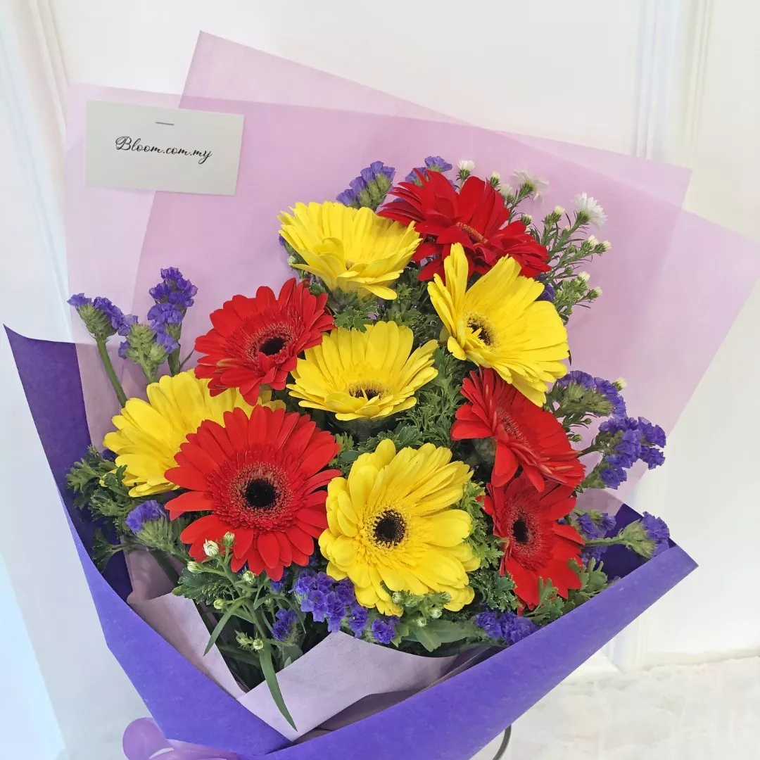 Gerbera Hand Bouquet 05