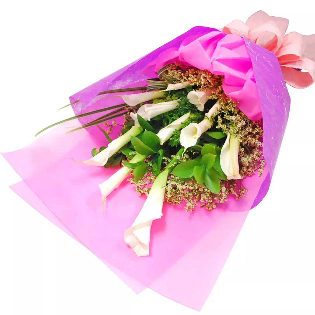 Lily Hand Bouquet 06