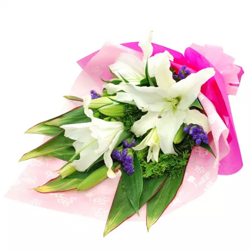 Lily Hand Bouquet 10