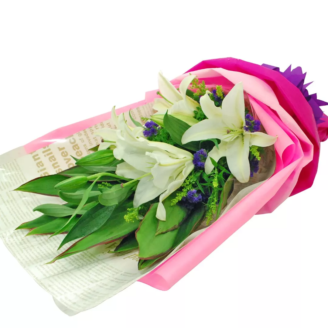 Lily Hand Bouquet 22