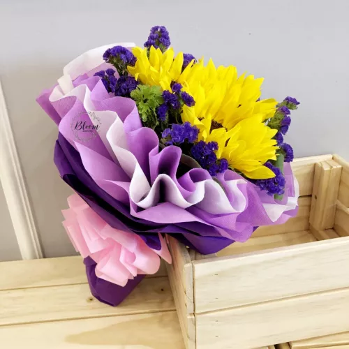 Sunflower Hand Bouquet 04