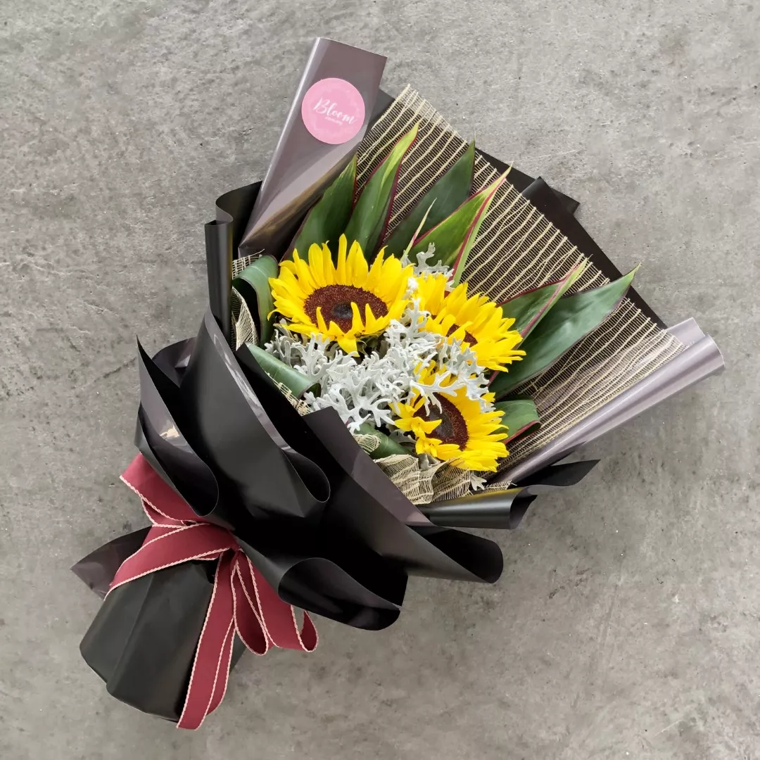 Sunflower Hand Bouquet 05