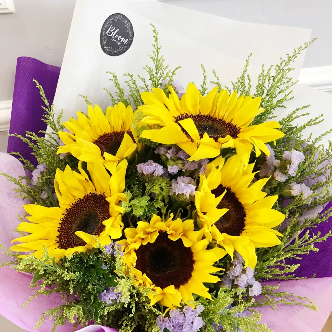 Sunflower Hand Bouquet 06