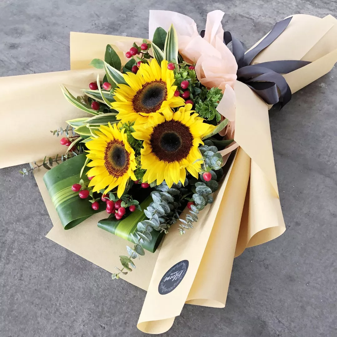 Sunflower Hand Bouquet 07