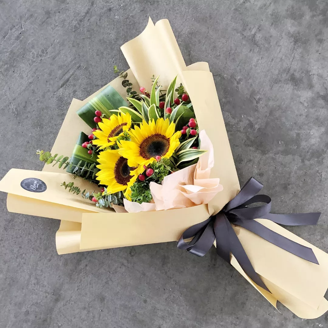 Sunflower Hand Bouquet 07