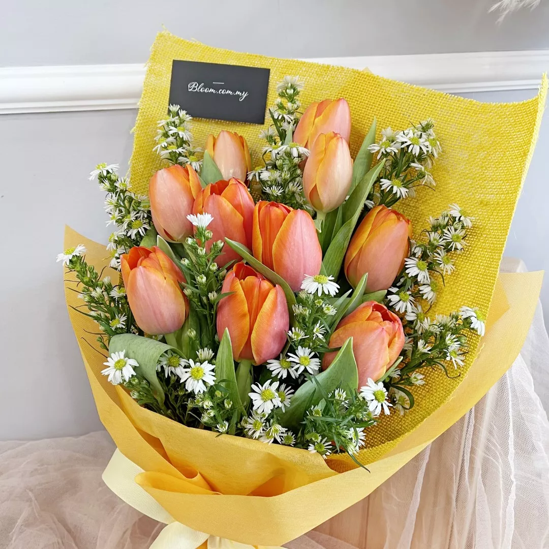 Tulip Hand Bouquet 09