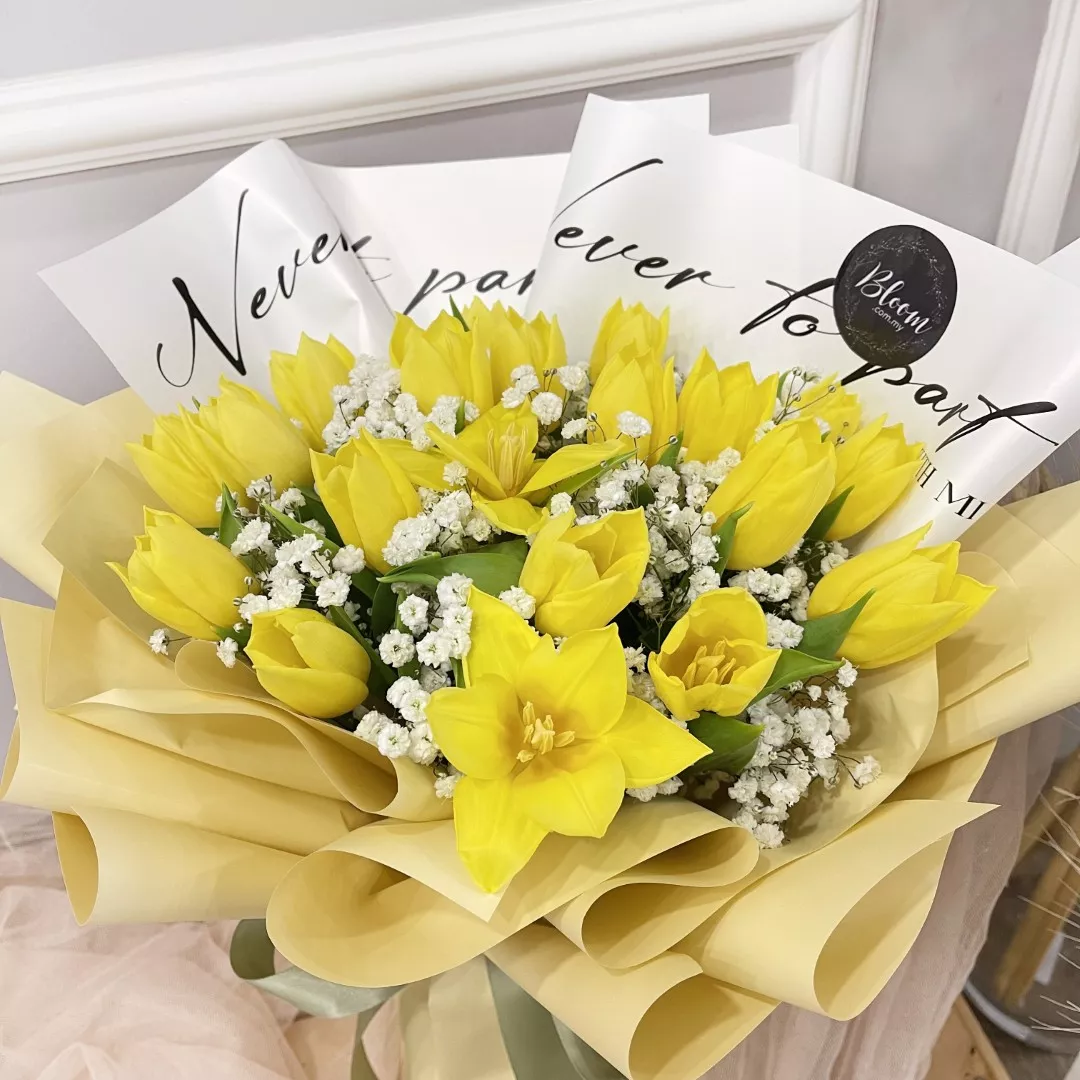 Tulip Hand Bouquet 15
