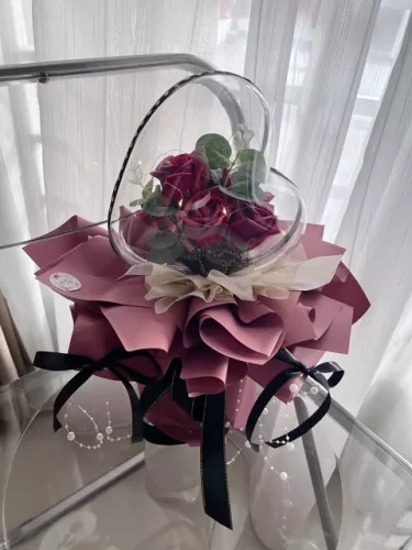 Love Encased Soap Flower Bouquet 