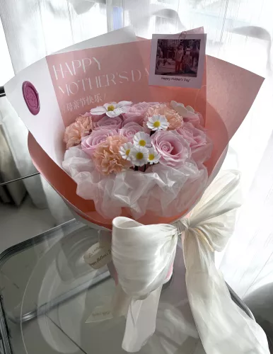 Timeless Love For Mom Soap Flower Bouquet