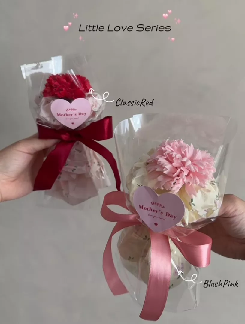 Mini Carnation Soap Flower Bouquet