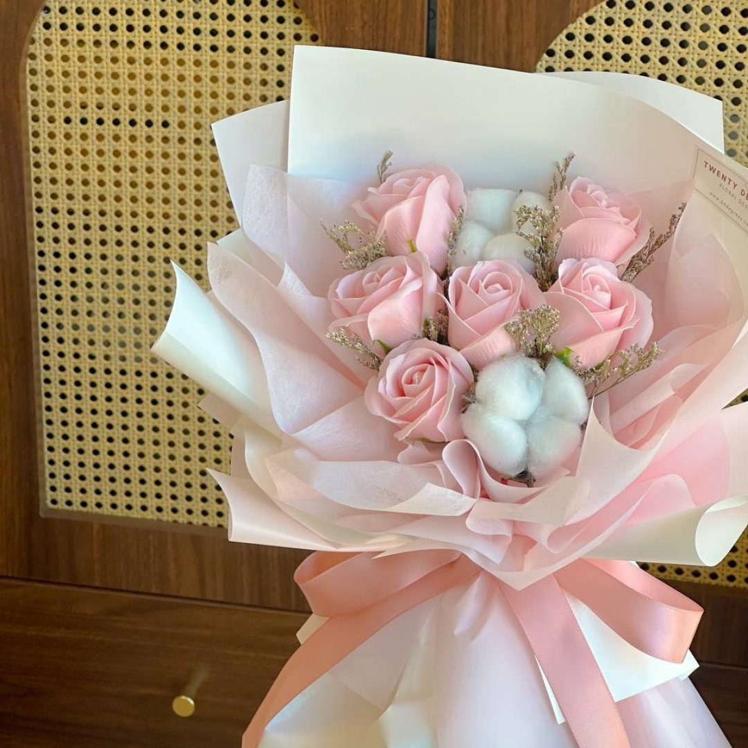 Isabella Soap Flower Bouquet