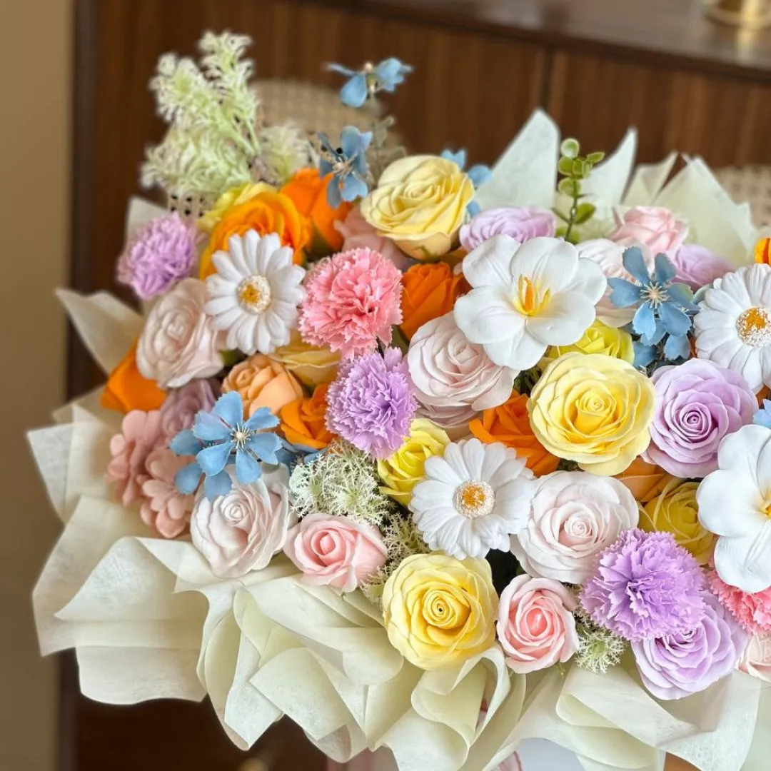 Casabella Soap Flowers Box