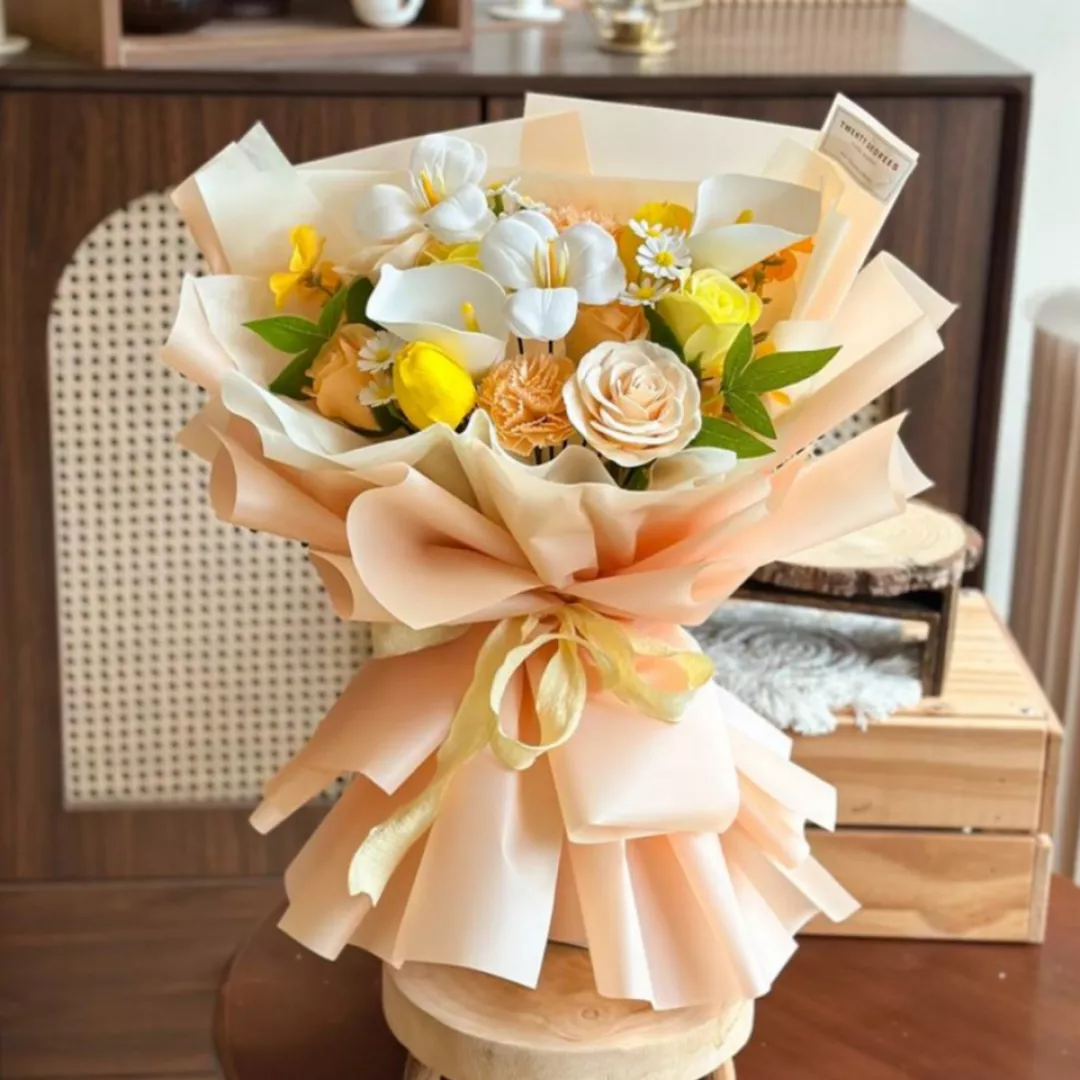 Rochelle Soap Flower Bouquet