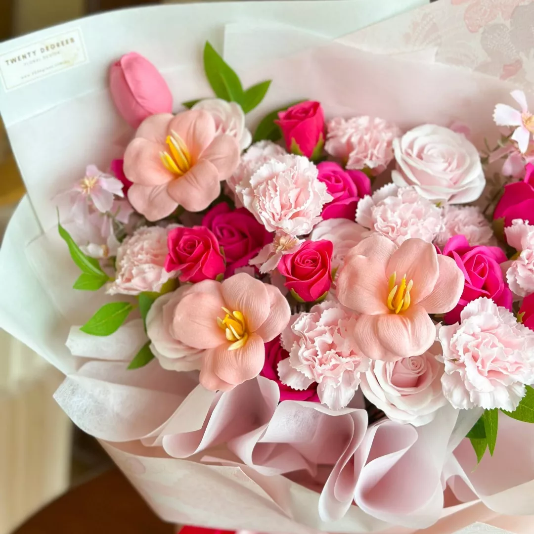 [MOTHER'S DAY] Loveday Soap Flower Bouquet