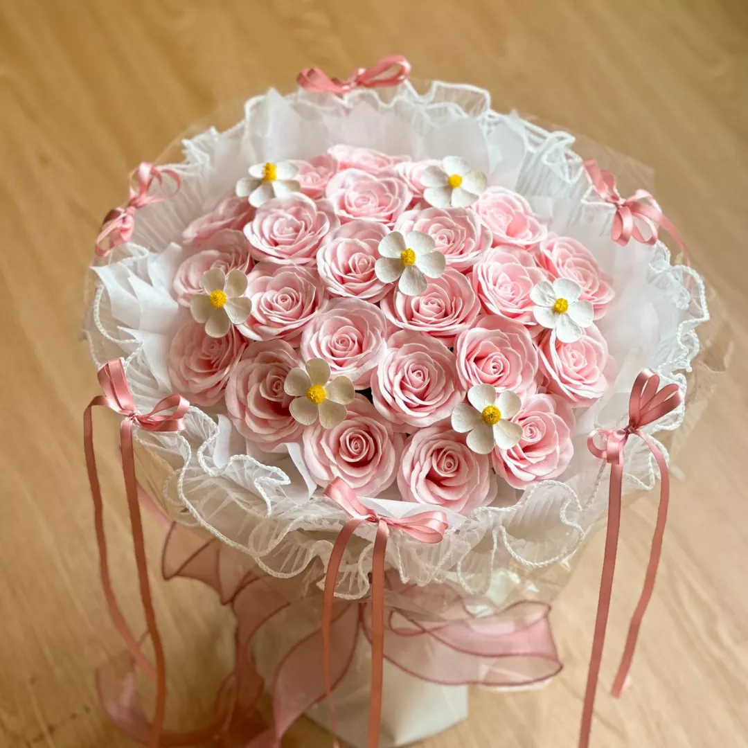 Linda Soap Flower Bouquet