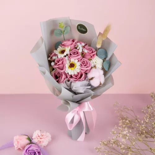 Braulia Soap Flower Bouquet