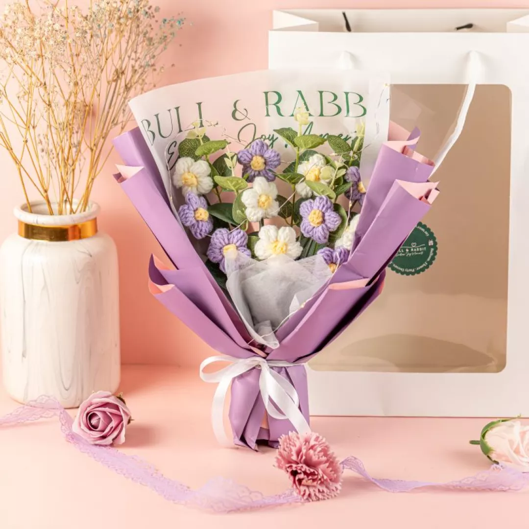 [Mother's Day] Charming Flower Bouquet (Crochet)