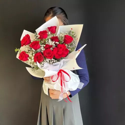 [Valentine's Day 2026] Velvet Bouquet (Fresh Flower)