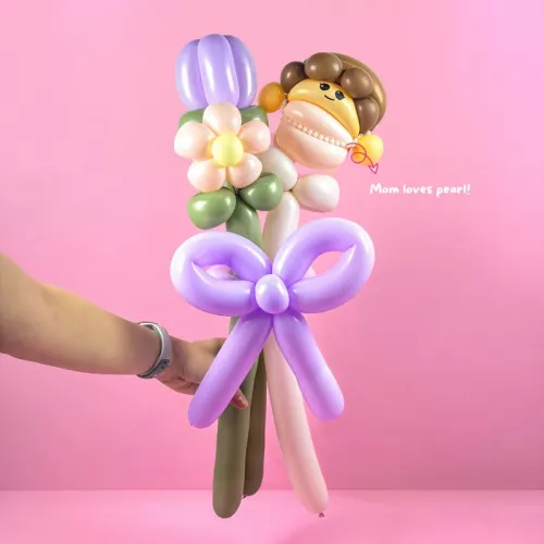 [Mother's Day 2026] NEW] Mama Lina Balloon Flower Bouquet 