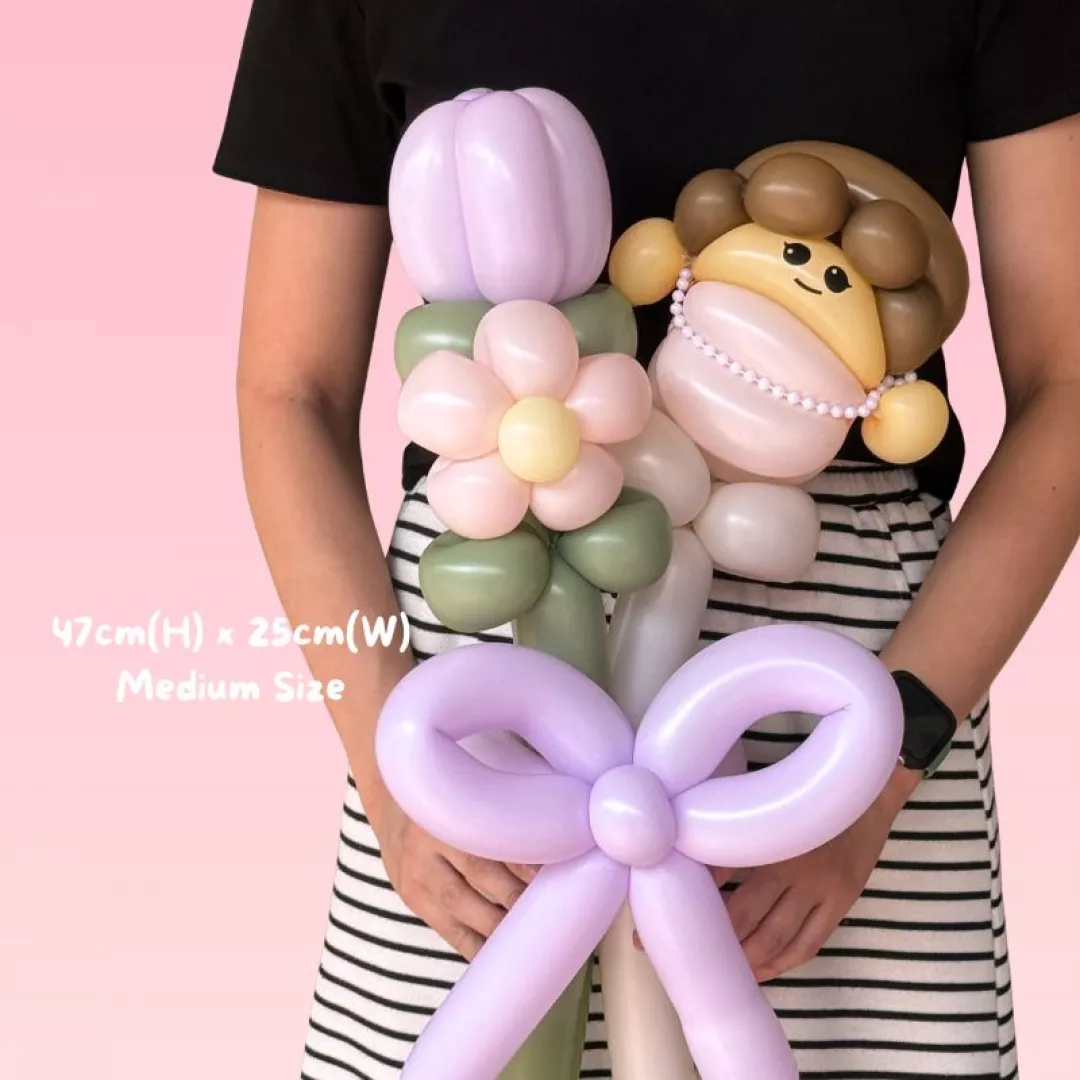 [Mother's Day 2026] NEW] Mama Lina Balloon Flower Bouquet 