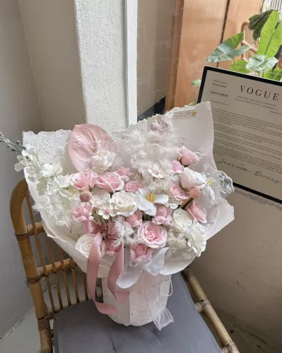 Valentine's day: Soap flower | Pink Blush