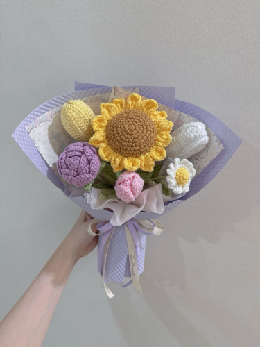 S size Mix Crochet Bouquet 