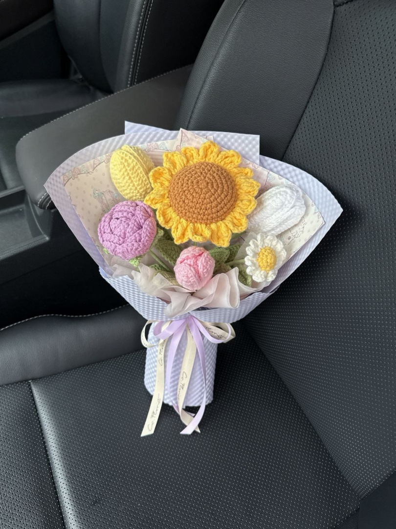 S size Mix Crochet Bouquet 