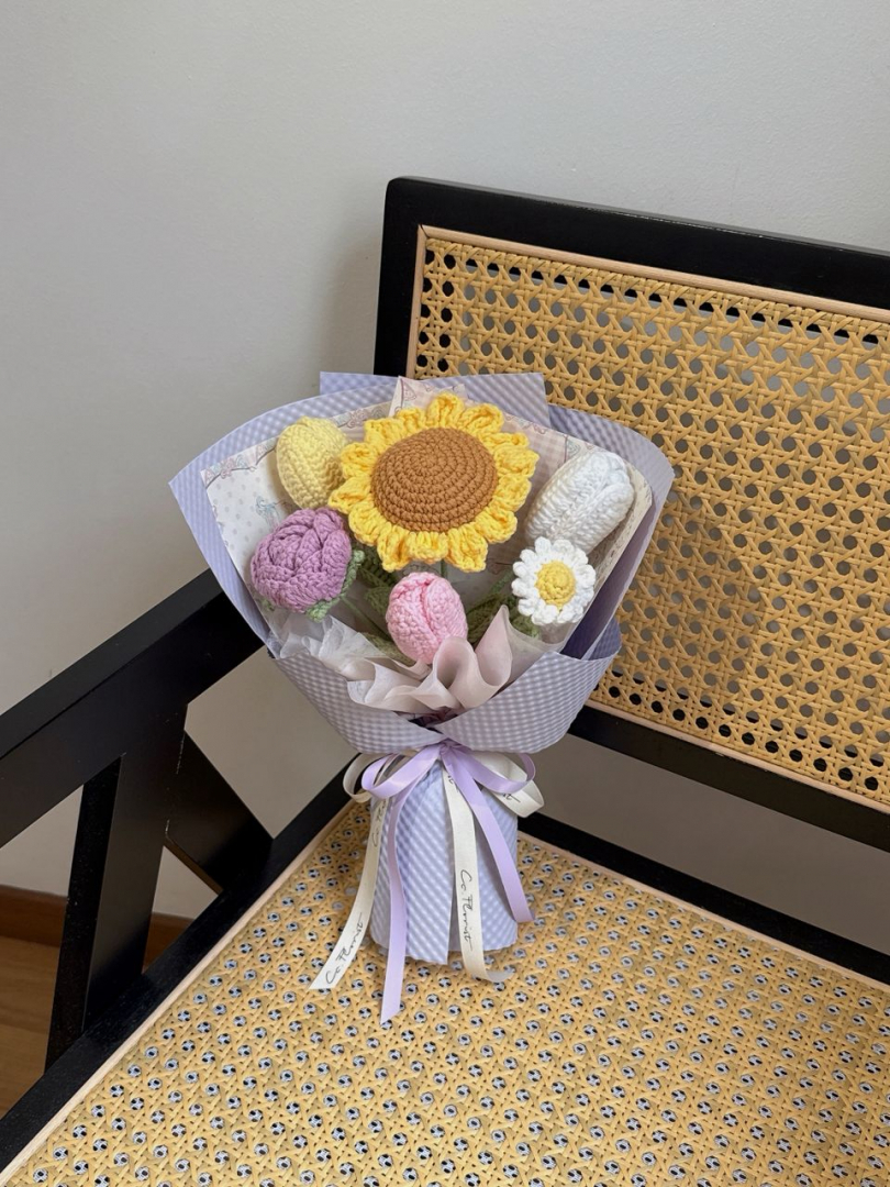 S size Mix Crochet Bouquet 