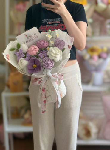 M size Mix Crochet Bouquet 