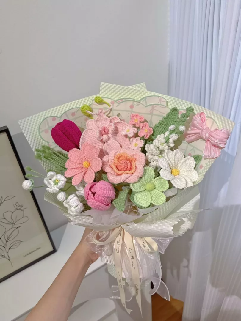 Mother's Day -  L size Mix Crochet Bouquet