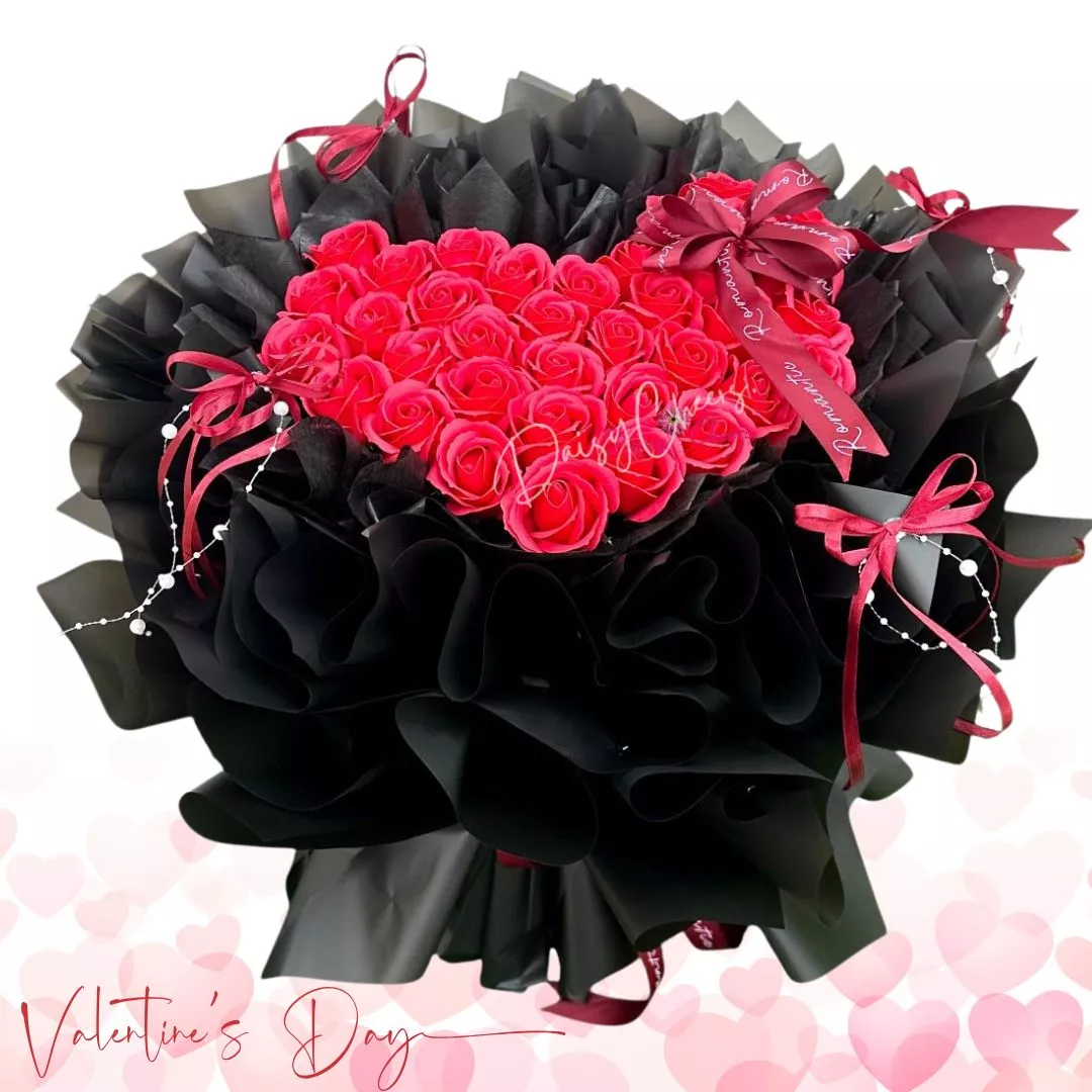 The Eternal Heart Soap Flower VD2645