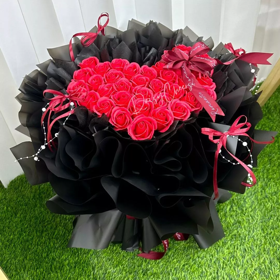 The Eternal Heart Soap Flower VD2645