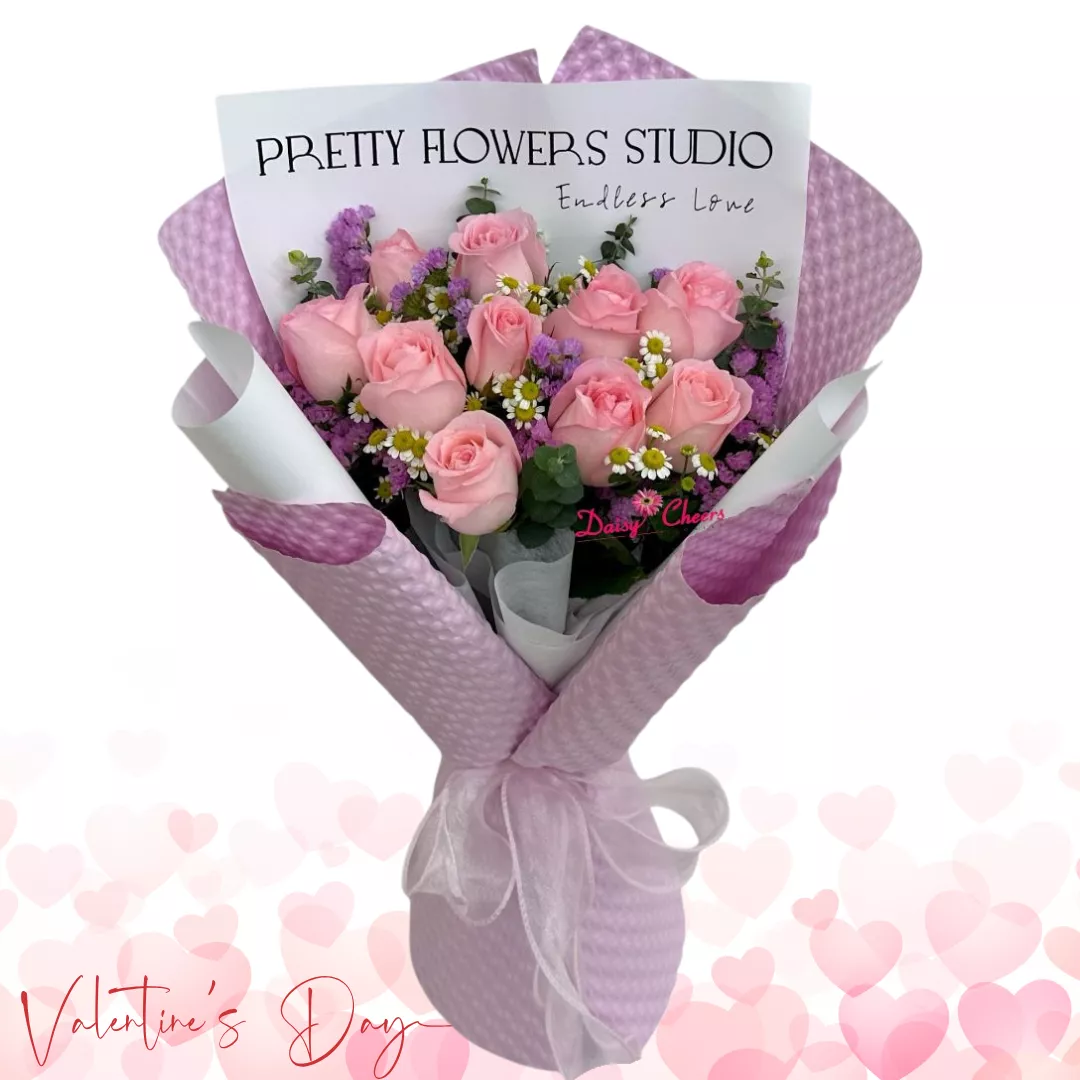 Pink Rose Sweetest Sentiments VD2605