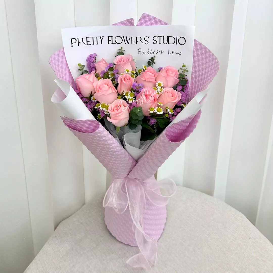 Pink Rose Sweetest Sentiments VD2605